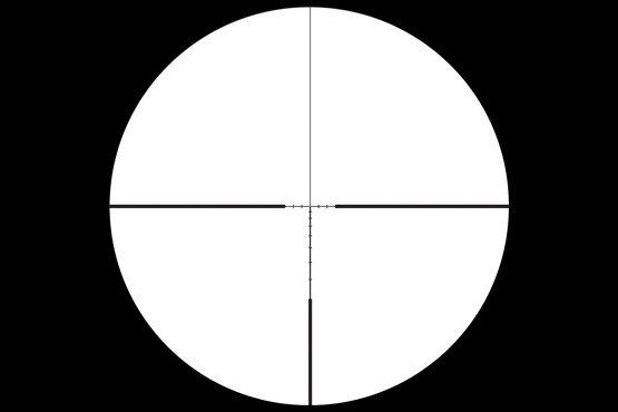 Trijicon Credo HX 1-6x24mm scope features the second focal plane, green illuminated, .223 BDC Hunter reticle.